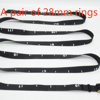 Fitness Gymnastics Rings with Adjustable Straps