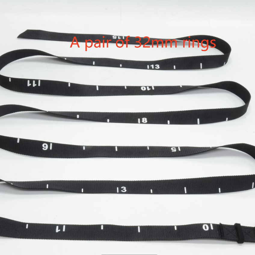 Fitness Gymnastics Rings with Adjustable Straps
