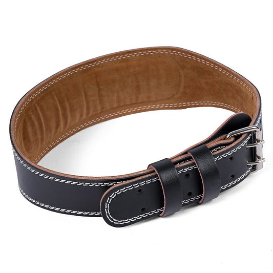 Fitness PU leather guard belt