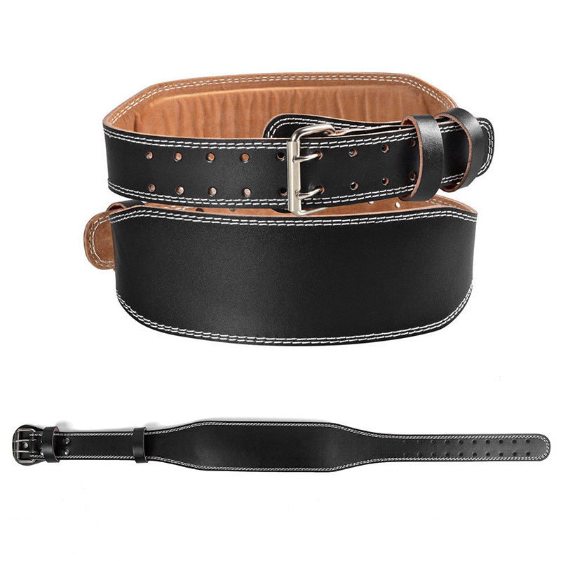 Fitness PU leather guard belt