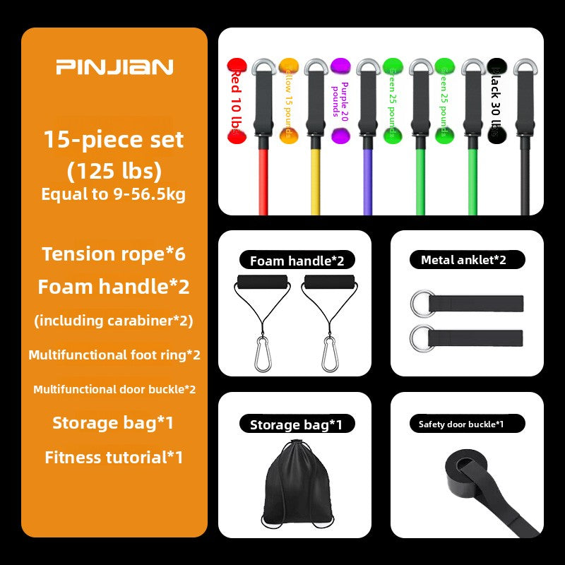 Fitness Resistance Bands Set with Handles