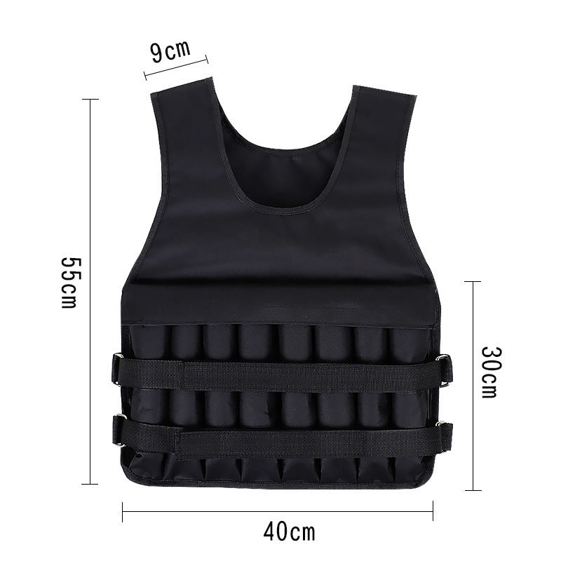 Fitness running weighted vest