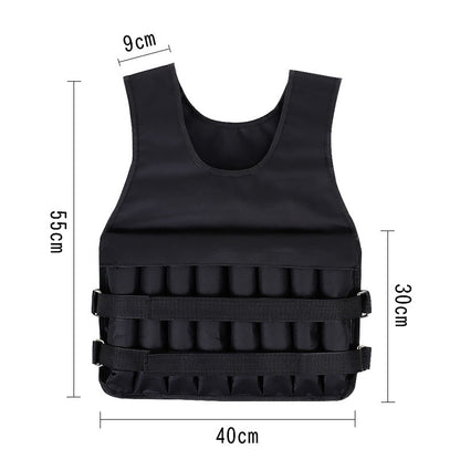 Fitness running weighted vest