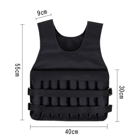 Fitness running weighted vest