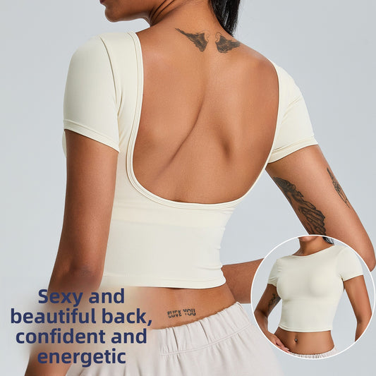 Fitness see-through yoga pants for women