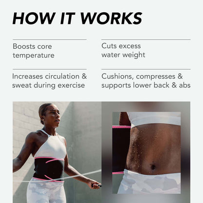 Fitness Sweat Waist Belt