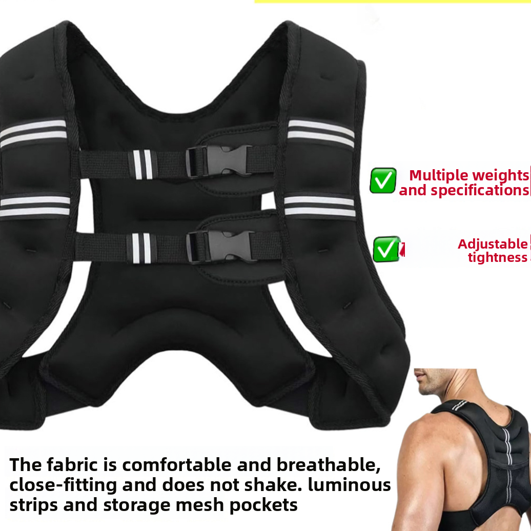 Fitness weighted vest