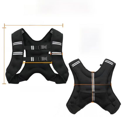 Fitness weighted vest