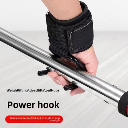 Fitness weightlifting assist hook