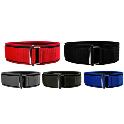 Fitness weightlifting back support belt