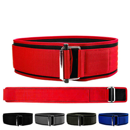 Fitness weightlifting back support belt