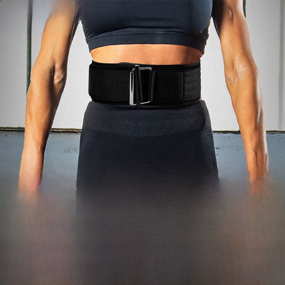 Fitness weightlifting back support belt