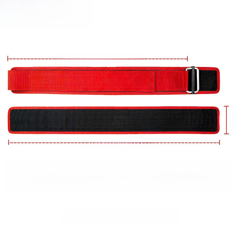 Fitness weightlifting back support belt