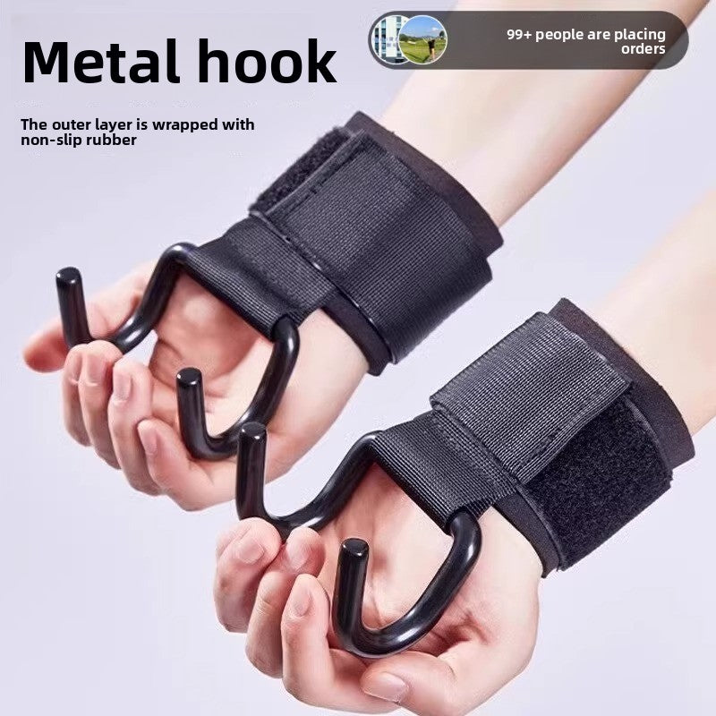Fitness wrist hook gloves