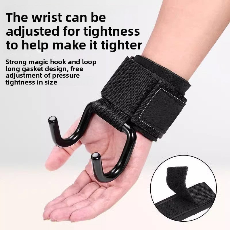 Fitness wrist hook gloves