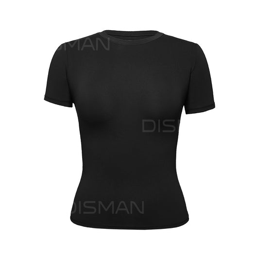 Fitted short-sleeved women's T-shirt