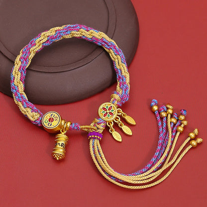 Five-color braided bracelet