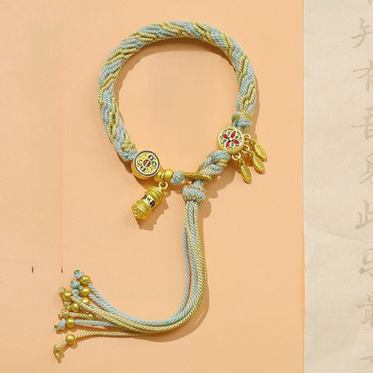 Five-color braided bracelet