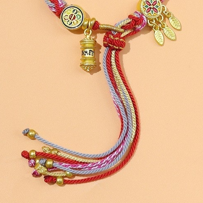 Five-color braided bracelet
