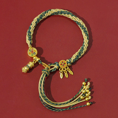 Five-color braided bracelet