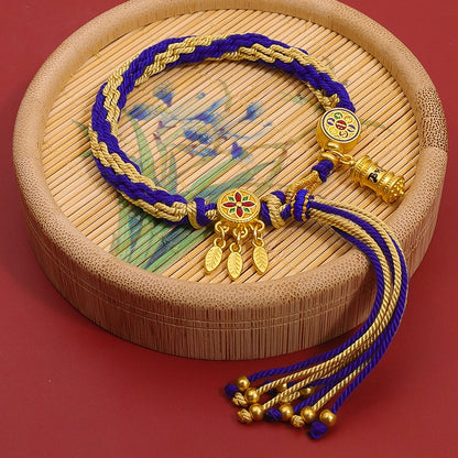 Five-color braided bracelet