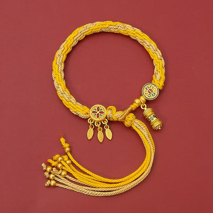Five-color braided bracelet