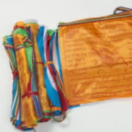 Five-Color Silk Prayer Flags