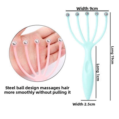 Five-finger ball roller massager