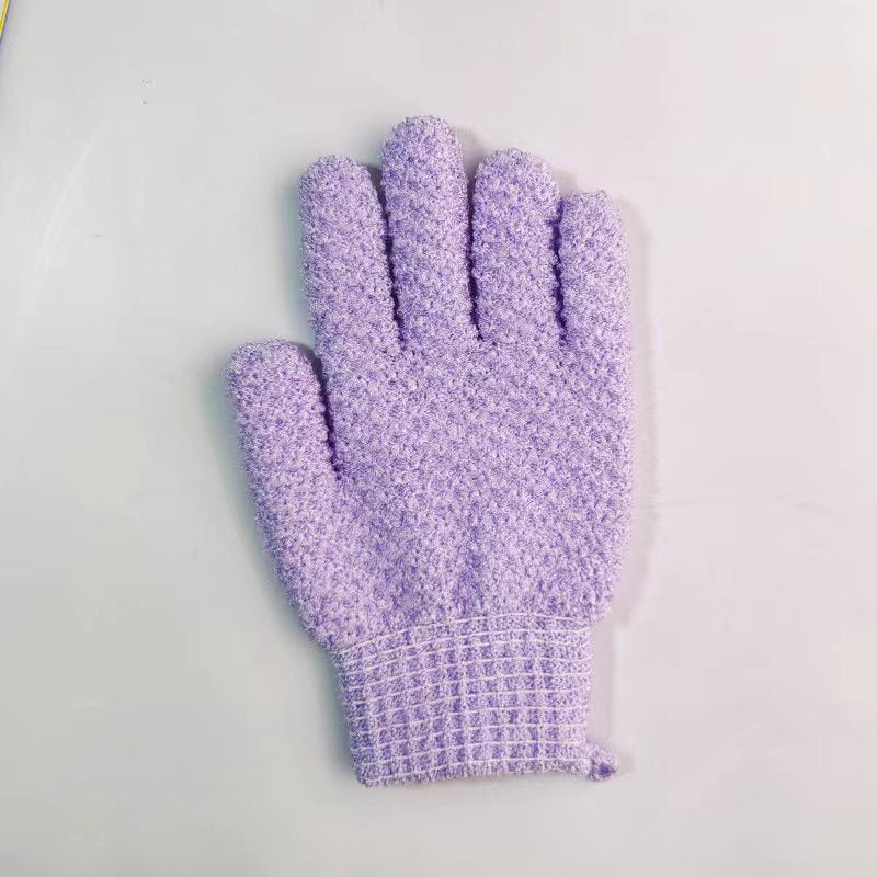 Five-finger Double-sided Scrub Gloves
