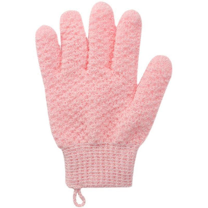 Five-finger Double-sided Scrub Gloves