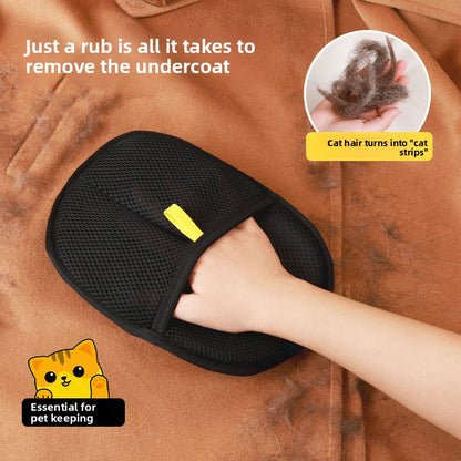 Five-Finger Electrostatic Pet Hair Removal Glove