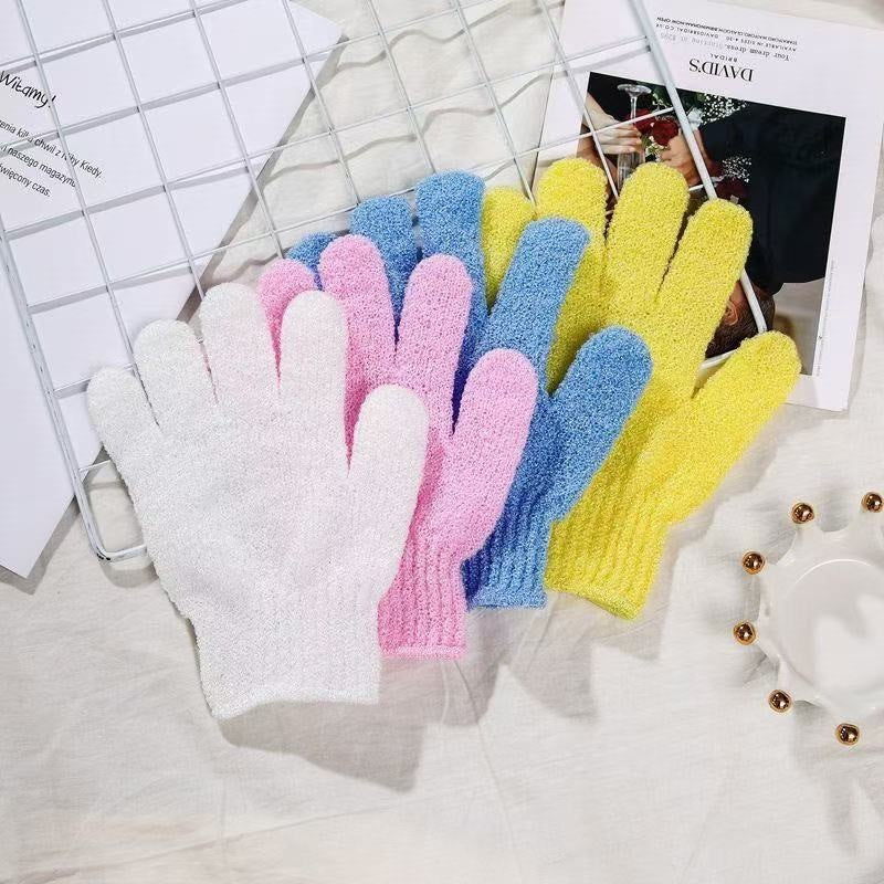 Five-Finger Exfoliating Bath Gloves