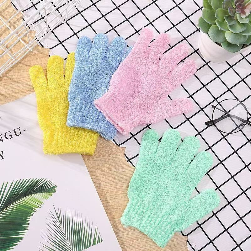 Five-Finger Exfoliating Bath Gloves