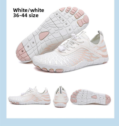 Five-finger stream tracing shoes