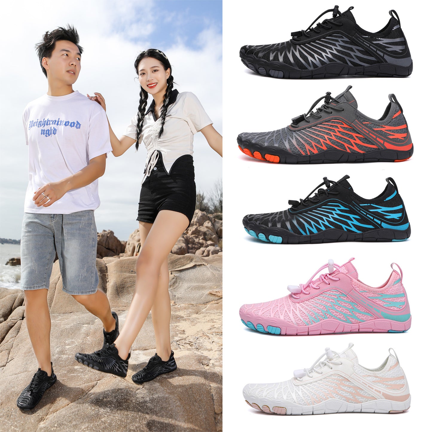 Five-Finger Streamer Shoes
