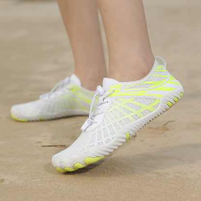 Five-finger wading shoes for fitness