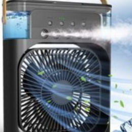 Five-hole misting fan