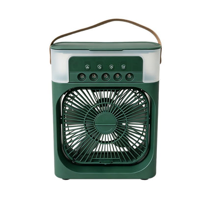 Five-Hole Spray Fan with Humidifying and Cooling Portable Desktop Fan