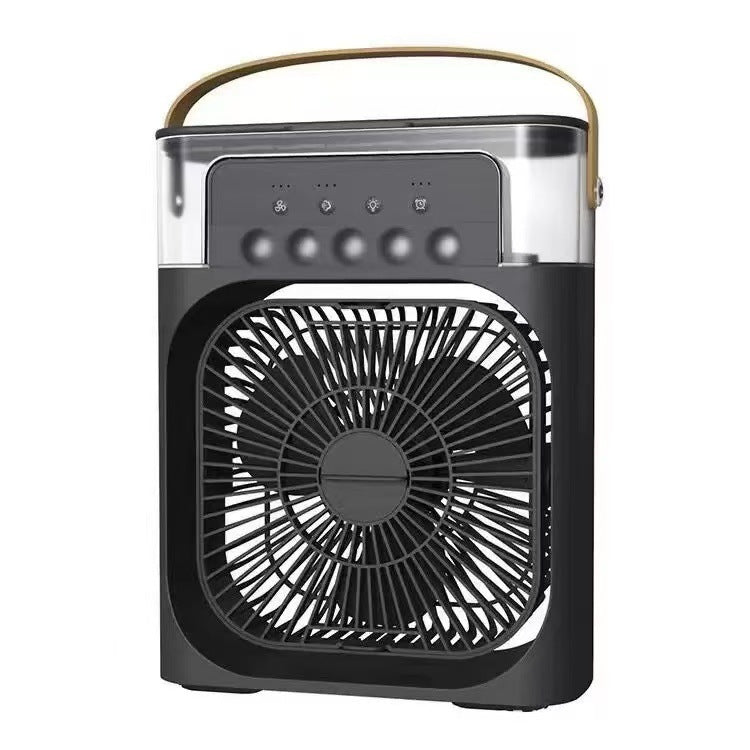 Five-Hole Spray Mist USB Desk Fan