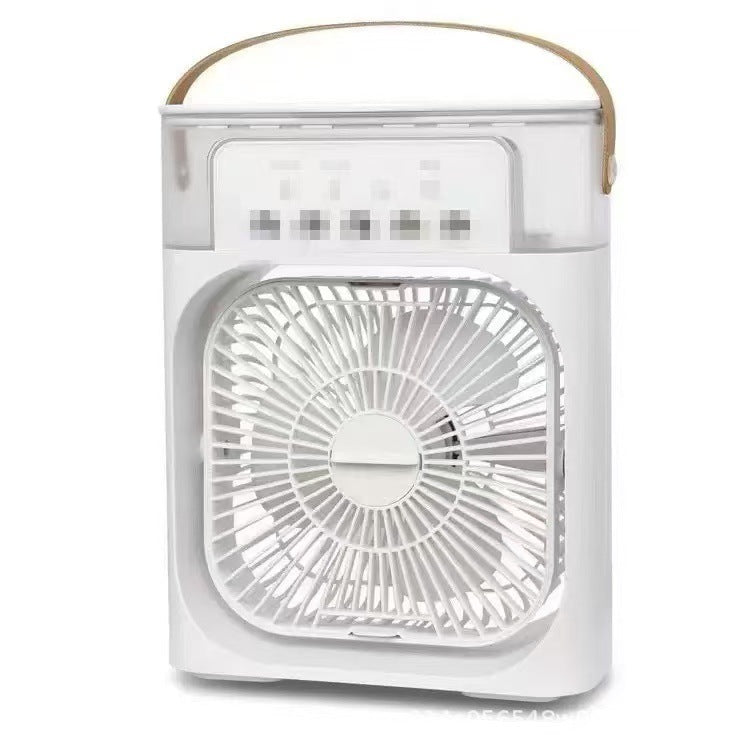 Five-Hole Spray Mist USB Desk Fan
