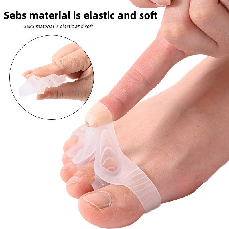 Five-hole toe divider