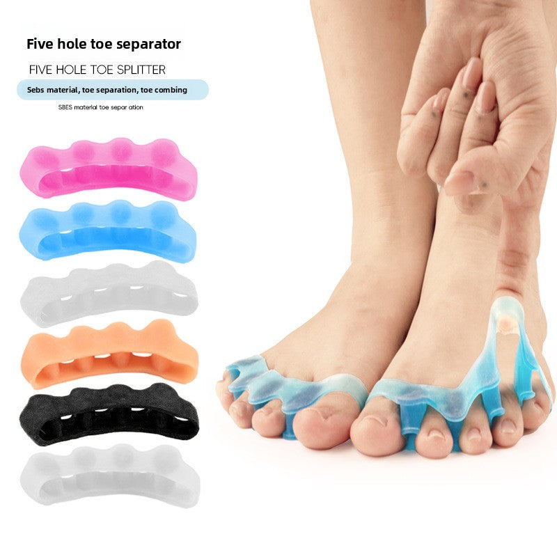 Five-hole toe separator orthotic
