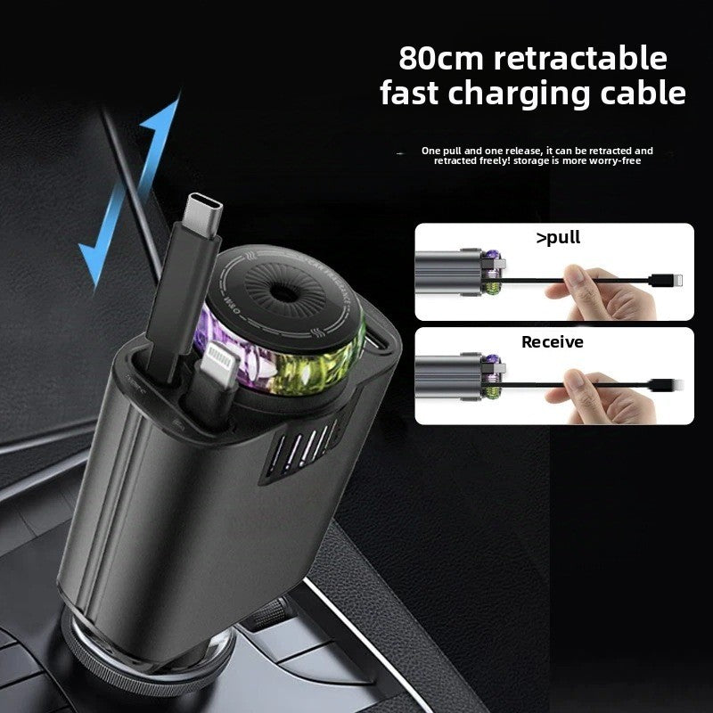 Five-in-one car aromatherapy charger