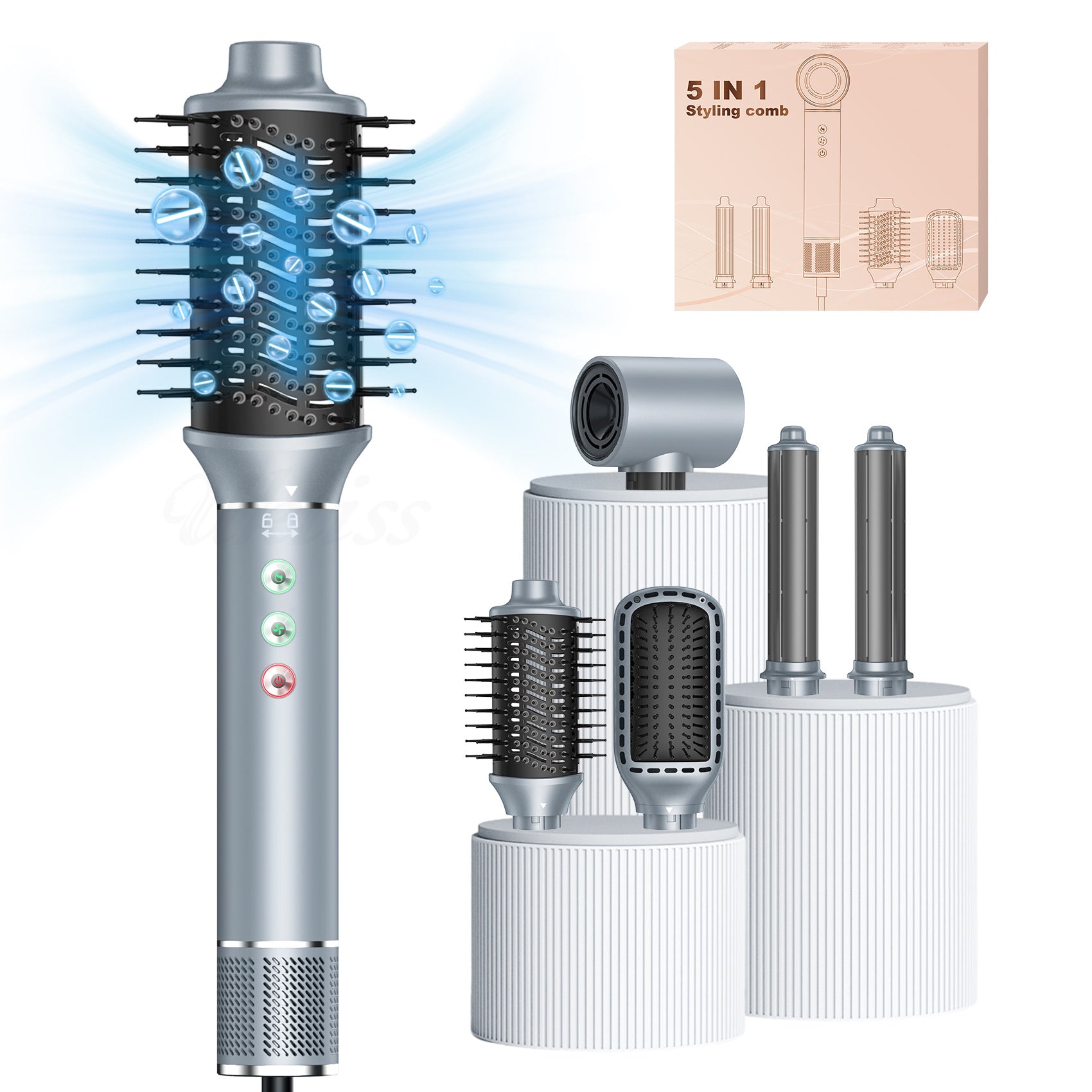 Five-in-One Hot Air Comb