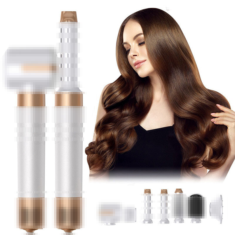 Five-in-one hot air curling and straightening hair rod, suitable for both curling and straightening hair