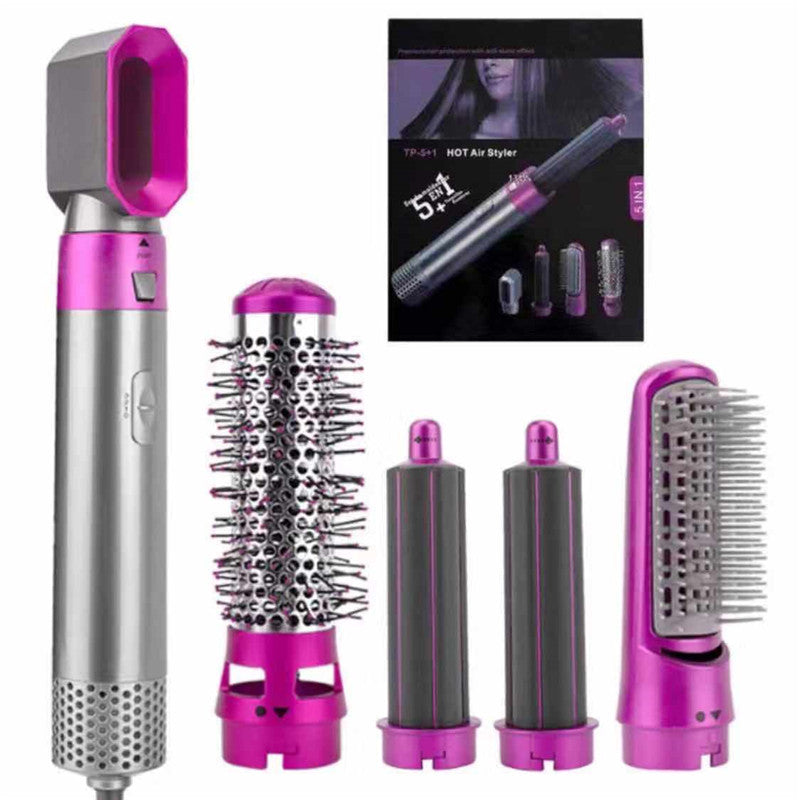 Five-in-one negative ion curling iron