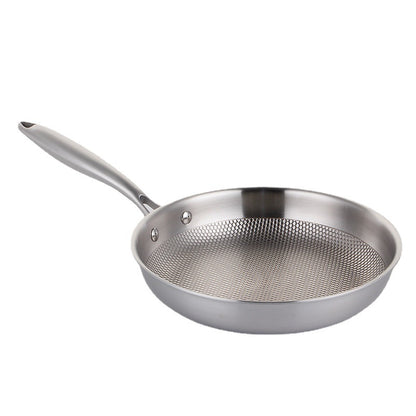 Five-Layer Steel Embossed Frying Pan