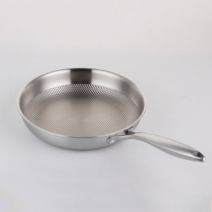 Five-Layer Steel Embossed Frying Pan
