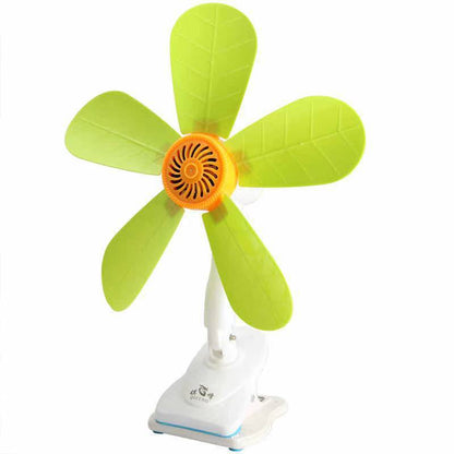 Five-leaf clamping fan desktop clamping fan
