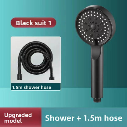 Five-level booster shower head